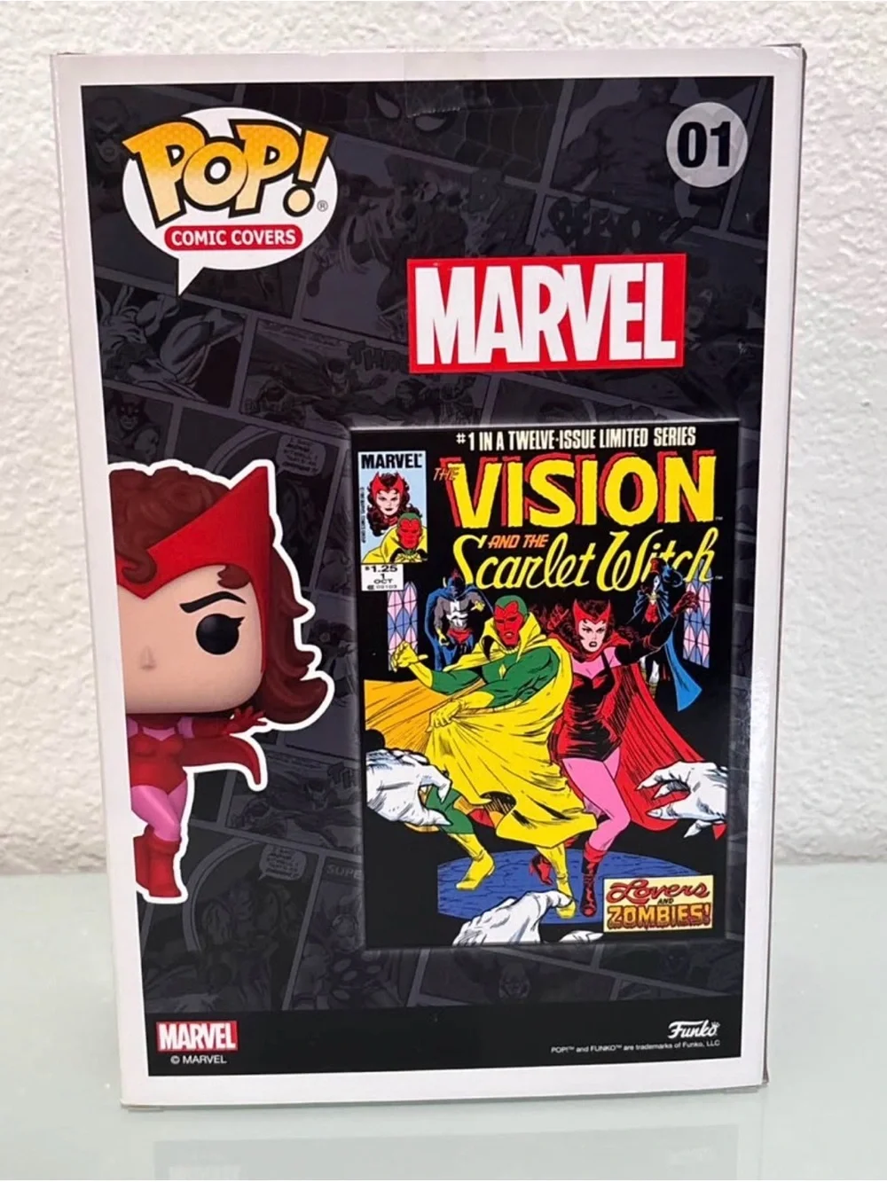Funko Pop! Comic Covers Marvel Scarlet Witch Vinyl Figure Target Exclusive